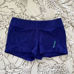 Reebok playdry volleyball spandex workout shorts
